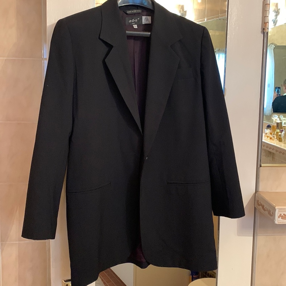 ABS black pants suit